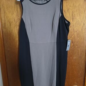 Elegant Black and Gray Dress